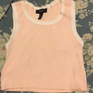 Knit crop top
